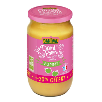 Dani'Pom Pomme (+20% Gratuit) 840g-Danival