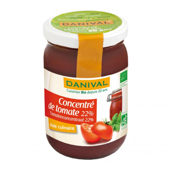 Concentré de tomates 22% 200g bio - Danival