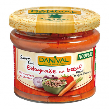 DANIVAL - sauce bolognaise au boeuf 210g