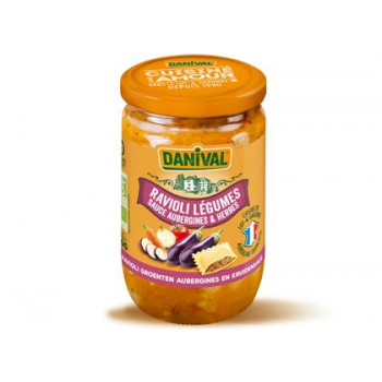 Raviolis légumes sauce aubergine 670g bio - Danival