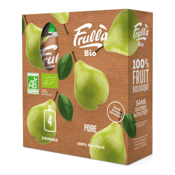 Purée poire gourde 4x100g bio - Frullà