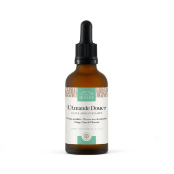 Huile d'Amande douce BIO - Adoucissante - Comptoir des huiles