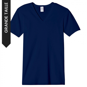 T Shirt Homme Grande taille Col V