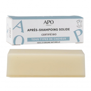 Après-shampoing solide 50g bio - APO