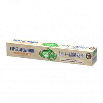 Papier aluminium - Chardon Vert