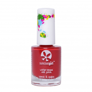 Vernis Golden Sunlight |rouge avec paillettes dorées 9 ml - Suncoatgirl