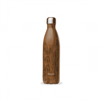 Bouteille nomade Wood isotherme 500ml - QWETCH