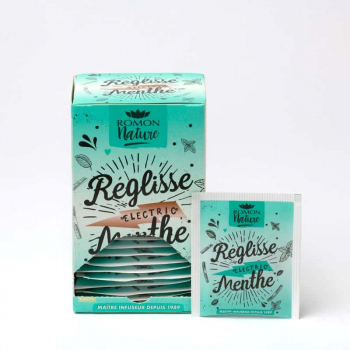 Infusion Réglisse Menthe bio - 16 sachets - ROMON NATURE