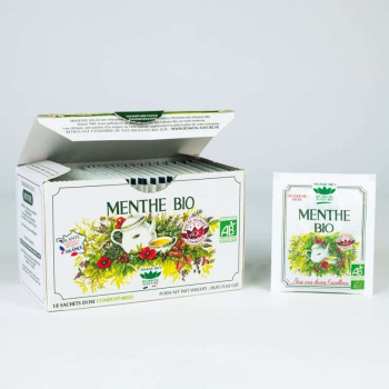 Tisane Menthe France bio - 18 sachets - ROMON NATURE