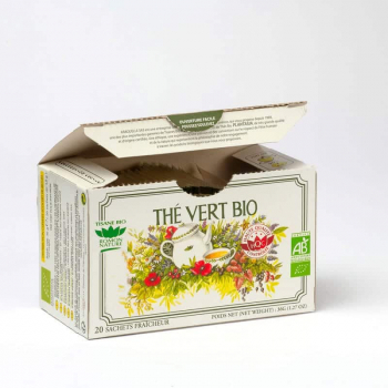 Tisane Thé vert bio - 20 sachets - ROMON NATURE