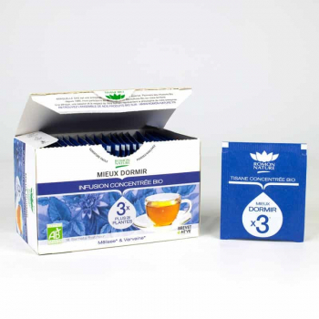 Tisane concentrée « Mieux dormir » bio - 18 sachets - ROMON NATURE