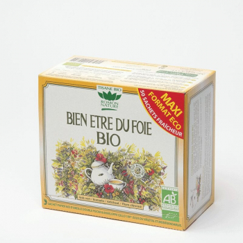 Tisane Bien être du foie bio - 50 sachets - ROMON NATURE
