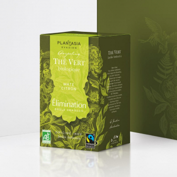 Thé Vert Élimination Bio - 18 sachets - PLANTASIA