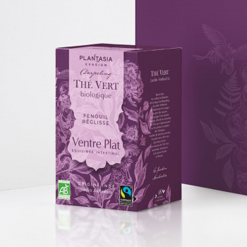 Thé Vert Ventre plat Bio - 18 sachets - PLANTASIA