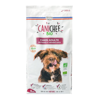 Croquettes chien grande race 5kg bio - Canichef