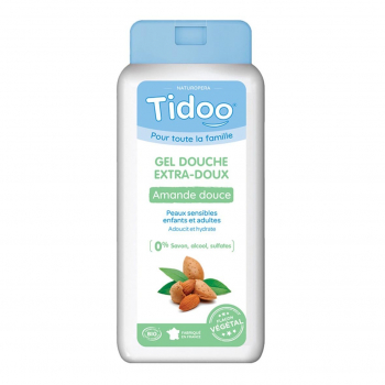 Gel douche extra-doux à l'amande douce 750ml bio - Tidoo