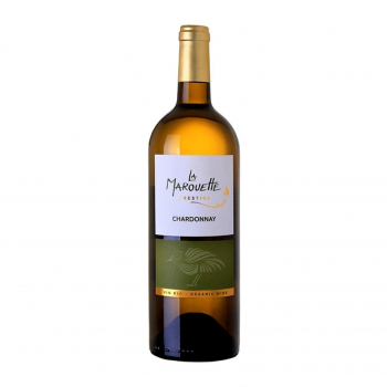 Vin blanc Chardonnay Prestige  - La Marouette - IGP Pays d'Oc 75cl bio - La Marouette
