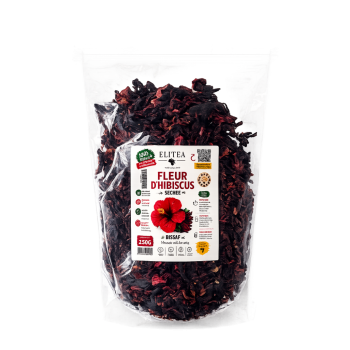 Fleur d’Hibiscus Séchée (Bissap) – 250 g