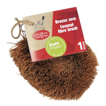 Brosse coco à légumes et/ou vaiselle