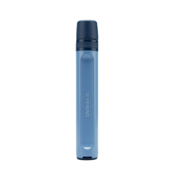 LifeStraw Peak Series - Paille filtrante Personal Water pour filtration, urgence, survie, et hydratation ultra-légère ; Sans BPA, Mountain Blue (bleu)