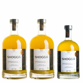 SHOGGA Pack 3 bouteilles : 2×500 ml & 1×500 ml 