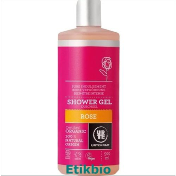 URTEKRAM gel douche bio roses 500 ml.