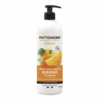 Shampooing-Douche Agrumes Vitaminé 750ml Bio - Phytonorm