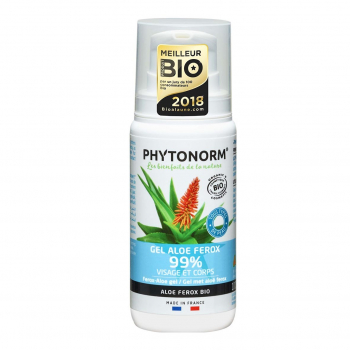 Gel d'Aloe Ferox 99 % Bio - Hydrate, adoucit et régénère la peau - 100ml - Phytonorm