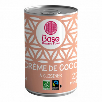 Crème de coco 22% MG 400ml bio - Base Organic