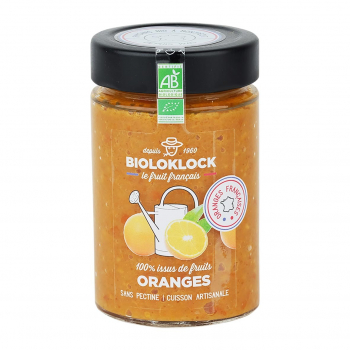 Préparation 100% fruits orange 210g bio - Biolo'Klock