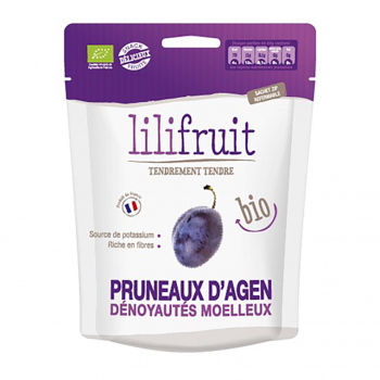 Pruneaux séchés moelleux dénoyautés 150g bio - Lilifruit