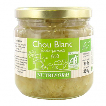 Chou Blanc Lacto-fermenté 380g-Nutriform