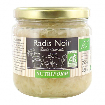 Radis Noir Lacto-fermenté 380g-Nutriform