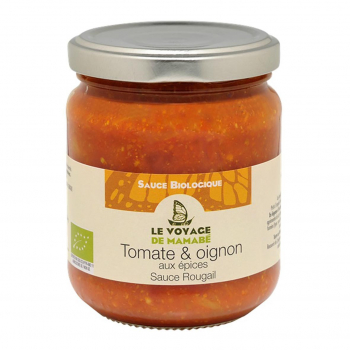 Sauce rougail tomate et oignon aux épices 200g bio - Voyage de Mamabe