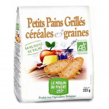 Petits Pains Grillés 7 Céréales & Graines bio & vegan