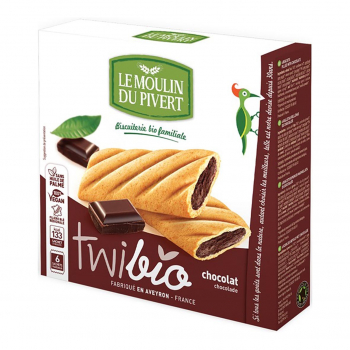 Biscuits Twibio fourrés au chocolat bio & vegan