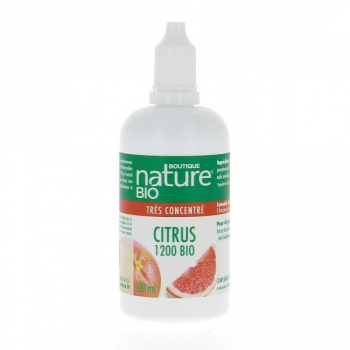 Citrus 1400 BIO - flacon compte gouttes 100 ml - Boutique Nature
