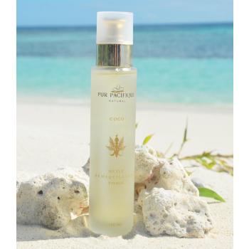 Huile démaquillante visage yeux Coco/Amande douce d'origine naturelle 100ml