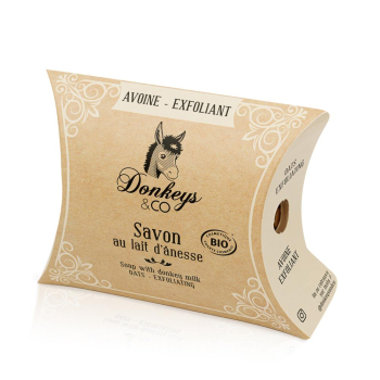 Savon Bio Avoine - Exfoliant lait d’ânesse DONKEYS AND CO