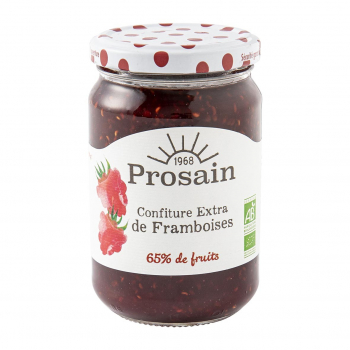 Confiture extra de framboise 350g bio - PROSAIN