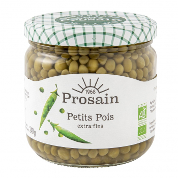 Petits pois extra-fins 38.8cl bio - PROSAIN