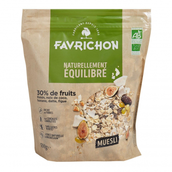 Muesli 30% fruits 500g Bio - Favrichon