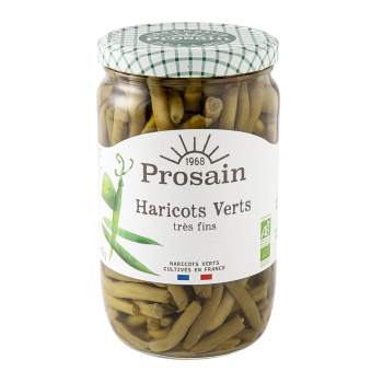 Haricots verts très fins 72cl bio - PROSAIN
