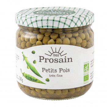 Petits pois très fins 345g bio - PROSAIN