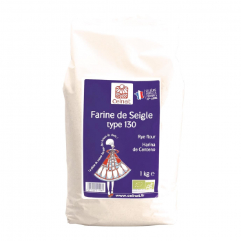Farine de Seigle Type 130, Celnat, 1kg
