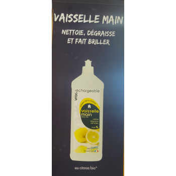 Liquide vaisselle citron menthe bib 1kg