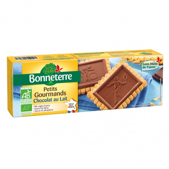 Petits gourmands chocolat au lait 126g bio - Bonneterre