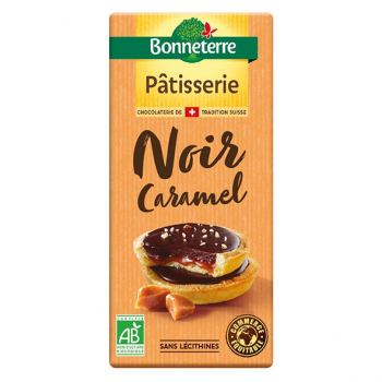 Chocolat noir caramel pâtisserie 180g bio - Bonneterre