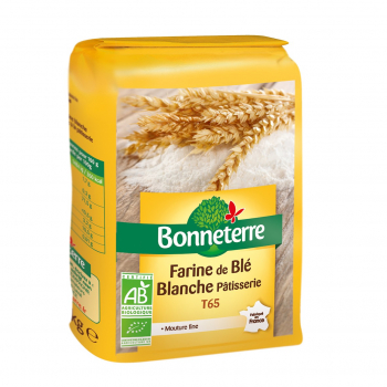 Farine T65 blanche pâtisserie 1kg bio - Bonneterre