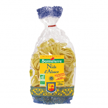 Nids d'Alsace aux œufs frais - IGP 250g bio - Bonneterre